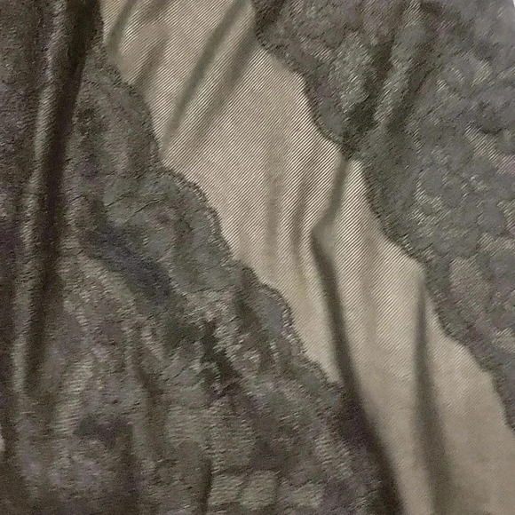 Forever21 Skirt Whimsy Goth Lace Mesh Lingerie Black  L - Picture 6 of 8